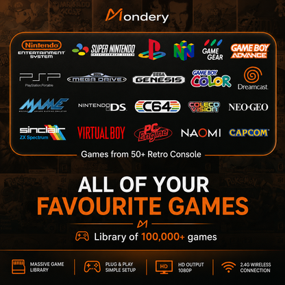 Mondery G11 Pro™ | 100,000+ Retro Games
