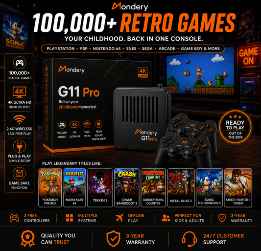 Mondery G11 Pro™ | 100,000+ Retro Games